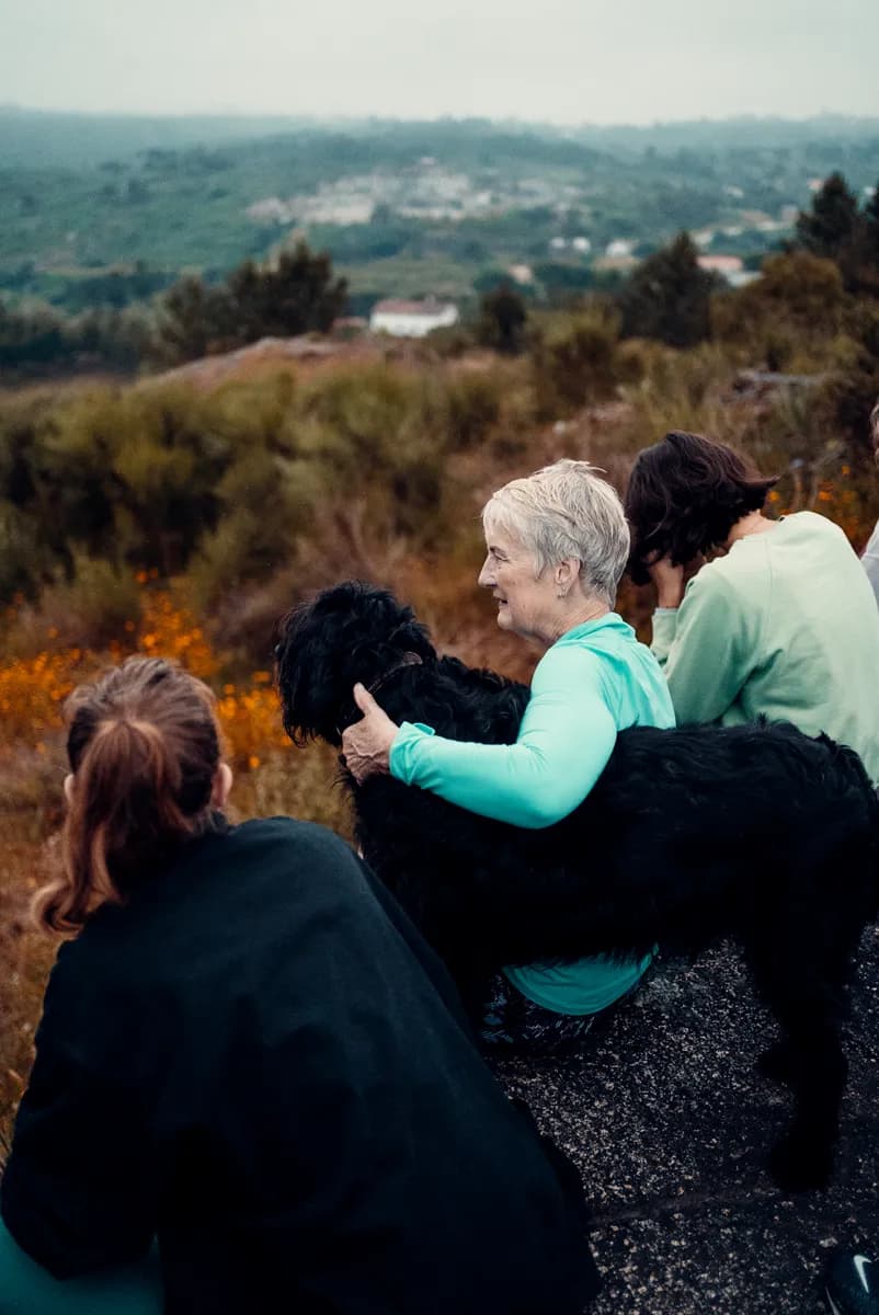 View over the Portuguese countryside from Quinta do Rabaçal